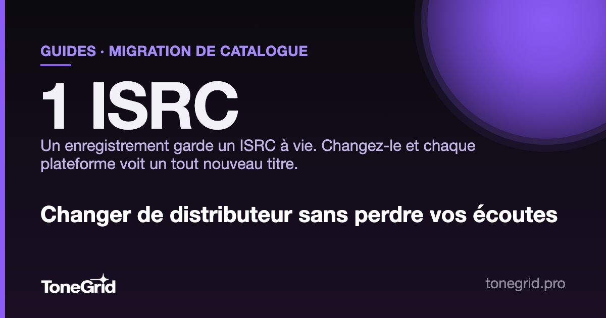 Changer de distributeur sans perdre vos écoutes : le guide de migration de catalogue pour les labels