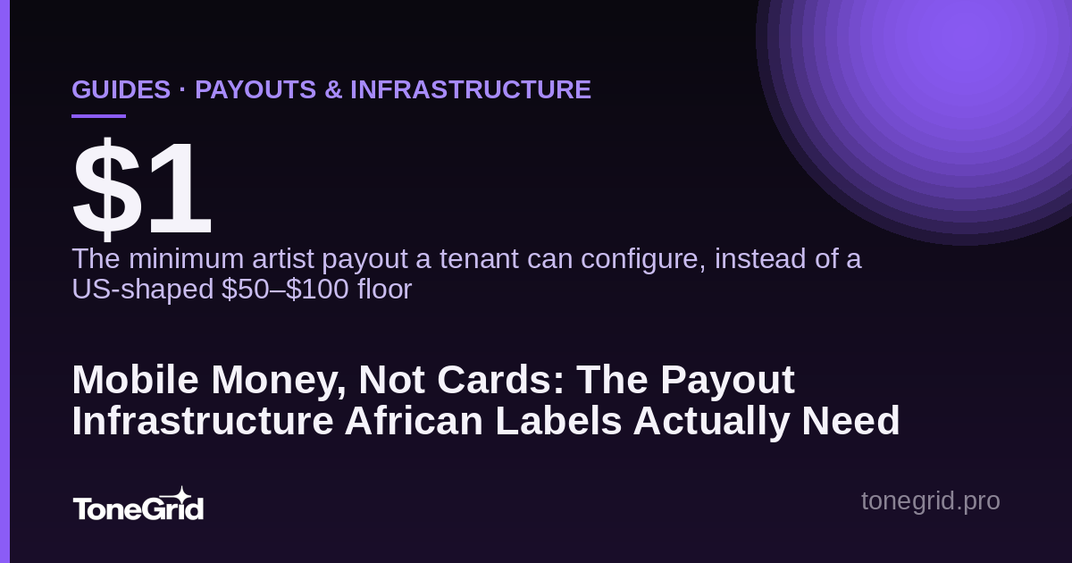 Mobile Money, Not Cards: The Payout Infrastructure Independent African Labels Actually Need