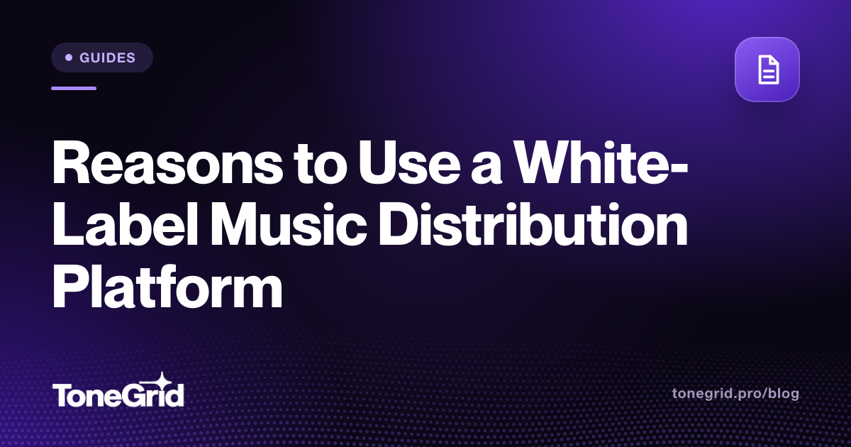 Reasons to Use a White-Label Music Distribution Platform