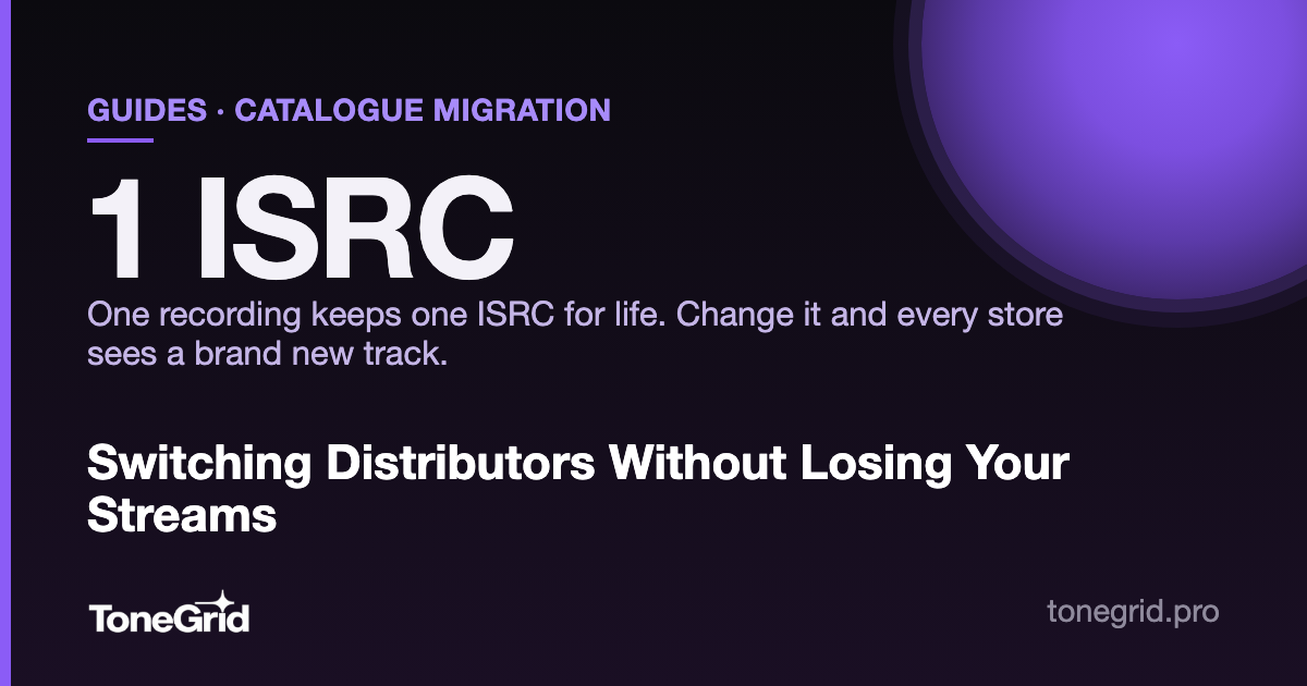 Switching Distributors Without Losing Your Streams: A Catalogue Migration Playbook for Labels