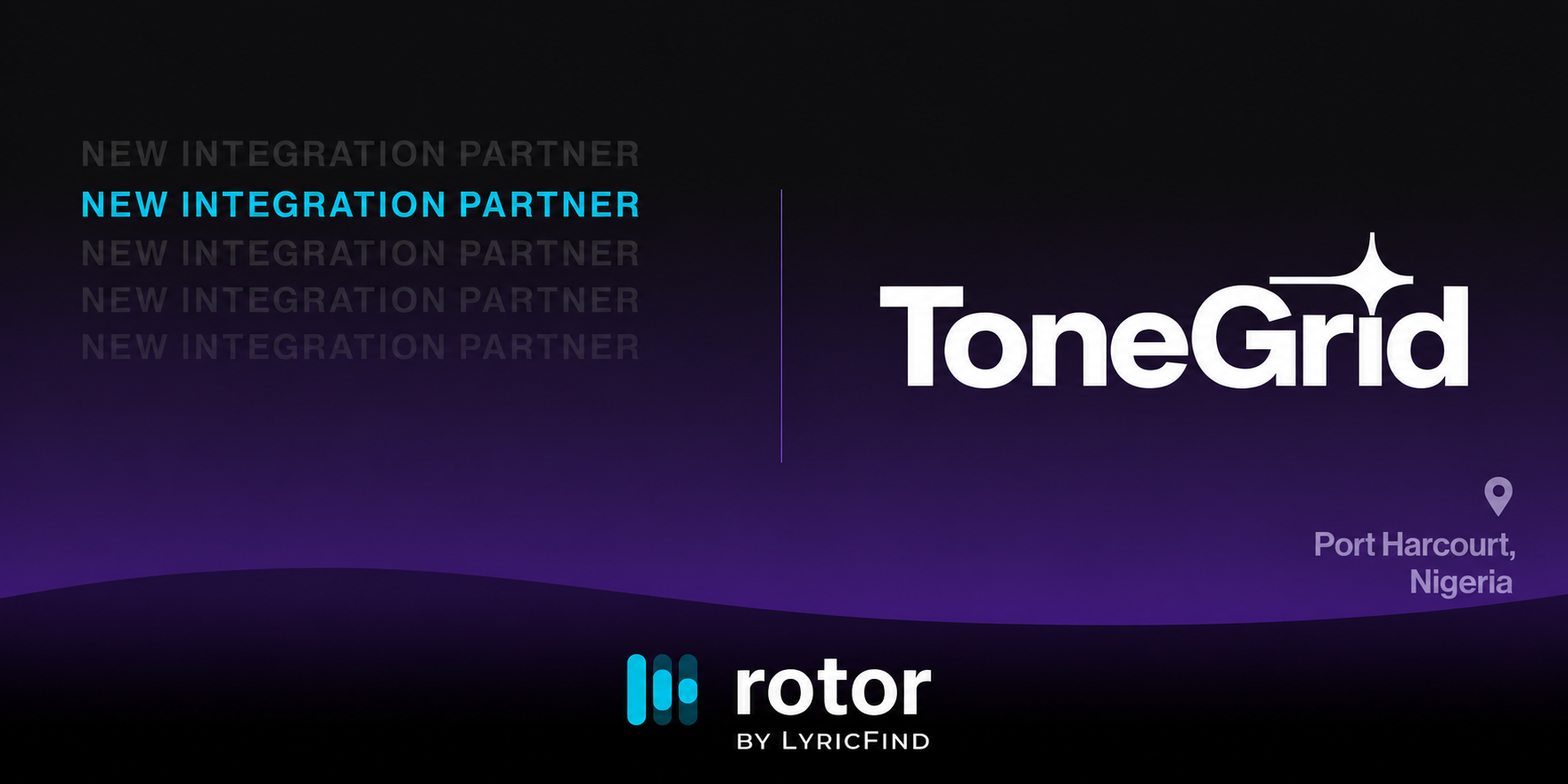 ToneGrid Partners with Rotor Videos by LyricFind